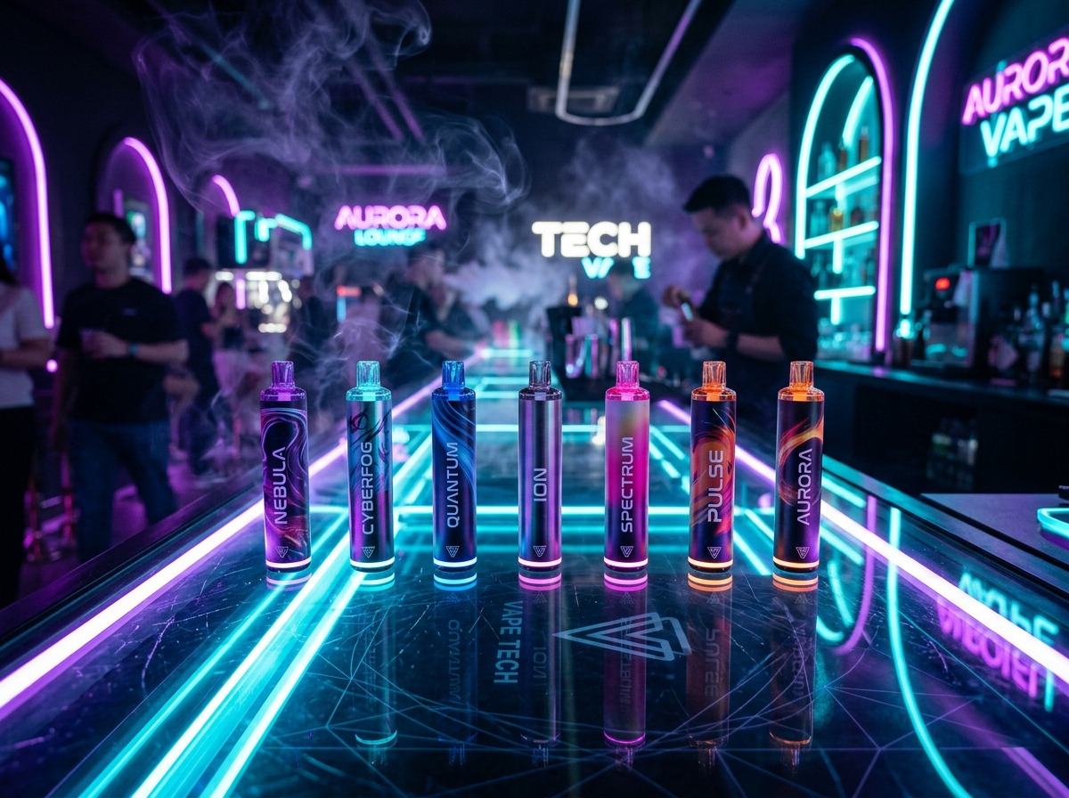 Disposable vape products selection at HTown Kirby