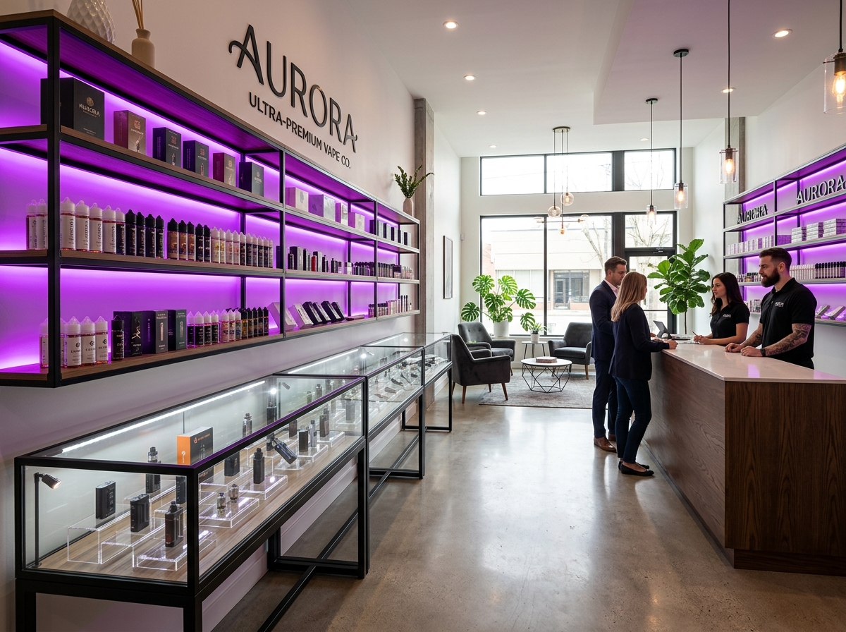 Interior view of HTown Kirby clean retail store layout